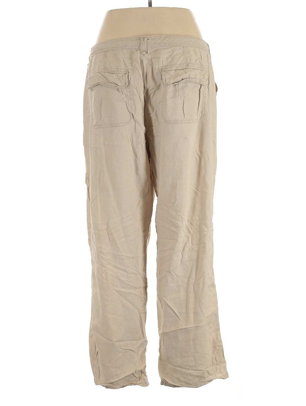 Nine West Jeans 20w Linen blend drawstring Slacks - Picture 2 of 9